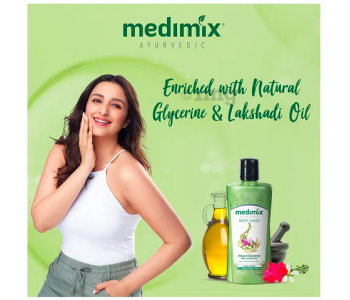 MEDIMIX BODY WASH GYCERINE & LAKSHADI OIL